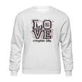 New World Graphics Ncaa Love Sweatshirt