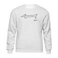 Pablo Picasso Dog Lump Dachshund Art Sweatshirt