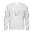 Ponypoor Tees Baaa Sheep With Logo On Back Sweatshirt