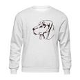 Redbone Coonhound Head Sweatshirt