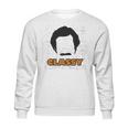 Ripple Junction Anchorman 2 Classy With Rons Hair Shape Sweatshirt