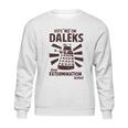 Ripple Junction Doctor Who Vote No To Daleks Adult Sweatshirt