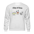 Snoopy Stay At Home Sleeping Food Wifi Sweatshirt