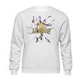 Tie Dye Purple Los Angeles Lebron Air Pic Sweatshirt