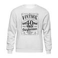 Vintage 40Th Birthday Top For Him 1981 Aged To Perfection Sweatshirt