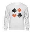 Vintage Poker Playing Cards Sweatshirt