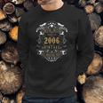 15 Years Old Made Born In 2006 Vintage 15Th Birthday Gift Sweatshirt Gifts for Him