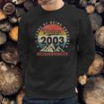 18 Years Old 18Th Birthday Vintage Made In 2003 Limited Sweatshirt Gifts for Him