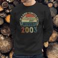 19 Years Old Birthday Awesome Since August 2003 19Th Birthday Sweatshirt Gifts for Him