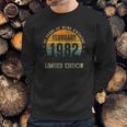 1982 Birthday Gifts For Men February 40 Years Old 40Th Bday Sweatshirt Gifts for Him