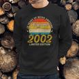 20 Years Old Bday Awesome Since 2002 Distressed 20Th Birthday Sweatshirt Gifts for Him