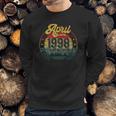 23Rd Birthday Gifts 23 Years Old Retro Born In April 1998 Ver2 Sweatshirt Gifts for Him