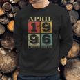 25 Years Old April 1996 25Th Awesome Birthday Sweatshirt Gifts for Him