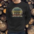 30 Years Old Legendary Retro Vintage Awesome Birthday 1991 Sweatshirt Gifts for Him