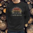 31 Years Old August 1991 Limited Edition 31St Birthday Sweatshirt Gifts for Him