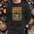 31 Years Old Birthday Awesome Since April 1990 31St Birthday Sweatshirt Gifts for Him