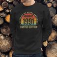 31 Years Old Gifts Vintage January 1991 Retro 31St Birthday Sweatshirt Gifts for Him