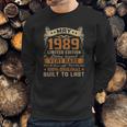 32Nd Birthday Gift 32 Years Old Retro Vintage May 1989 Ver2 Sweatshirt Gifts for Him