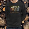 33 Years Old Birthday Gift February 1988 Limited Edition Sweatshirt Gifts for Him