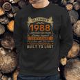 33Rd Birthday Gift 33 Years Old Retro Vintage December 1988 Ver2 Sweatshirt Gifts for Him