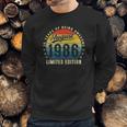 35 Years Old Birthday Made In August 1986 35Th Birthday Sweatshirt Gifts for Him