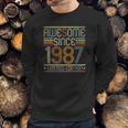 35Th Birthday Vintage Tee 35 Years Old Awesome Since 1987 Ver2 Sweatshirt Gifts for Him