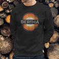 Graphic 365 First Name Bertha Retro Personalized Vintage Sweatshirt Gifts for Him