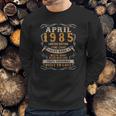 36Th Birthday 36 Years Old Retro Vintage April 1985 Ver2 Sweatshirt Gifts for Him