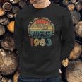 38 Years Old 38Th Birthday Men Awesome Since August 1983 Ver2 Sweatshirt Gifts for Him