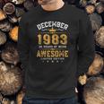 38Th Birthday Gift 38 Years Old Awesome Since December 1983 Ver2 Sweatshirt Gifts for Him