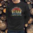 44Th Birthday 44 Years Old Bday Retro Vintage Since 1977 Ver2 Sweatshirt Gifts for Him