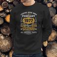 45 Years Old Legends February 1977 Vintage 45Th Birthday Sweatshirt Gifts for Him