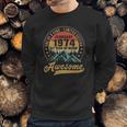 47Th Birthday Gift 47 Years Old Retro Vintage February 1974 Ver2 Sweatshirt Gifts for Him