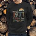 51St Birthday Vintage 1971 Sweatshirt Gifts for Him