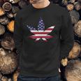 American Marijuana Leaf Sweatshirt Gifts for Him