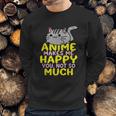 Anime Kawaii Funny Manga Otaku Weeb Senpai Sweatshirt Gifts for Him