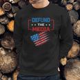 Anti Fake News Defund The Media Sweatshirt Gifts for Him