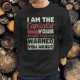 Anti Socialism Capitalism College Student The Capitalist Funny Sweatshirt Gifts for Him