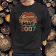 Awesome Since May 2007 15Th Birthday Gift 15 Years Old Boy Sweatshirt Gifts for Him