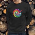 Awesome Tie Dye Nasa Hippie Nasa Gift Idea Sweatshirt Gifts for Him