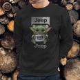 Baby Yoda Hug Jeep Sweatshirt Gifts for Him