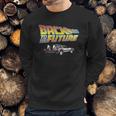 Back To The Future 8Bit Delorean Sweatshirt Gifts for Him