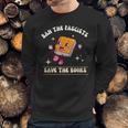 Ban The Fascists Save The Books Funny Retro Vintage Design Sweatshirt Gifts for Him