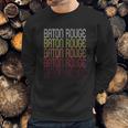 Baton Rouge La | Vintage Style Louisiana Sweatshirt Gifts for Him