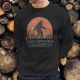 Bigfoot Social Distancing Sweatshirt Gifts for Him