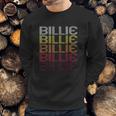 Billie Retro Wordmark Pattern Vintage Style Sweatshirt Gifts for Him