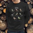 Birdwatcher Collection Of Tits Bird Sweatshirt Gifts for Him