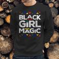 Black Girl Magic Black History Month Panthers Gift Design Sweatshirt Gifts for Him