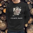 BlackjackShirt Jack Of Spades Ace Of Spades - Lucky Tee Sweatshirt Gifts for Him