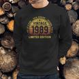 Born In 1989 Vintage 32Nd Birthday Gift Turning 32 Years Old Sweatshirt Gifts for Him